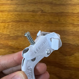 1989 FRONT WHITE OLD SCHOOL BMX MX LEE CHI BRAKE LEVER FIT DYNO SKYWAY GT OTHERS