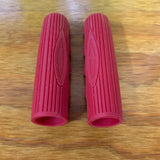 BICYCLE GRIPS RED FOR SCHWINN HUFFY SEARS MURRAY & OTHERS NEW