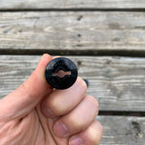 SUGINO BMX "CRANK DUST CAPS" BLACK OLD SCHOOL NOS CT MAXY CROSS SUPER GT MIGHTY