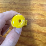 BICYCLE HANDLE BAR TAPE & PLUGS SOLID YELLOW FITS SCHWINN & OTHERS VINTAGE NOS