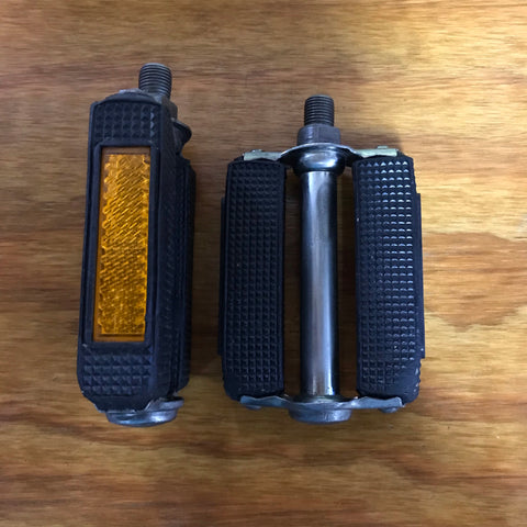 SCHWINN APPROVED BLOCK PEDALS FITS ORANGE KRATE STINGRAYS & OTHERS VINTAGE