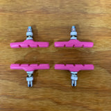 BICYCLE BRAKE PADS FOR SCHWINN OCC CHOPPER, MOUNTAIN BIKES & OTHERS NEW PINK