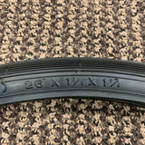 BICYCLE TIRE FIT SCHWINN BREEZE VARSITY RACER 26 X 1-3/8 X 1-1/4 S-6 NEW