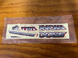 OLD MID SCHOOL MONGOOSE VILLAIN COMPLETE STICKER DECAL SET BMX BIKE NOS