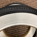 BICYCLE TIRES WHITE WALL 12 X 1/2 X 2-1/4 STREET TREAD