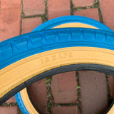 BICYCLE TIRES BLUE 16 X 1.75 CARLISLE USA VINTAGE NOS FIT MANY BIKES