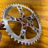 BMX SPROCKET FITS SUGINO AND SUNTOUR CHAINRING 44 TOOTH GT & OTHERS RED