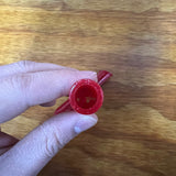 APPLE KRATE HANDLE BAR BRAKE LEVER COVERS FOR SCHWINN STINGRAY BIKES & OTHER RED