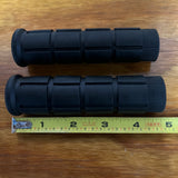 BICYCLE GRIPS BLACK FOR MOUNTAIN BMX BIKES & OTHERS