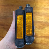 SCHWINN APPROVED BLOCK PEDALS FITS ORANGE KRATE STINGRAYS & OTHERS VINTAGE