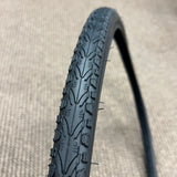 BICYCLE TIRE 700 X 35C - 28 X 1-5/8 X 1-3/8 BLACK WALL FITS ROAD HYBRID BIKES