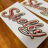 SHELBY AIRFLOW BICYCLE HORN TANK DECALS NEVER USED