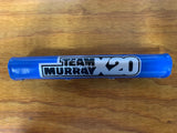OLD SCHOOL TEAM MURRAY X20 BLUE TOP TUBE BMX BIKE PAD VINTAGE NOS