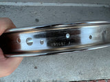 BICYCLE RIM 16X 1.75 28 HOLE SEARS SCREAMER MUSCLE BIKES STEEL CHROME NOS