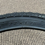 BICYCLE TIRE 22 X 1.75 FITS UNICYCLE SCHWINN & OTHERS NEW