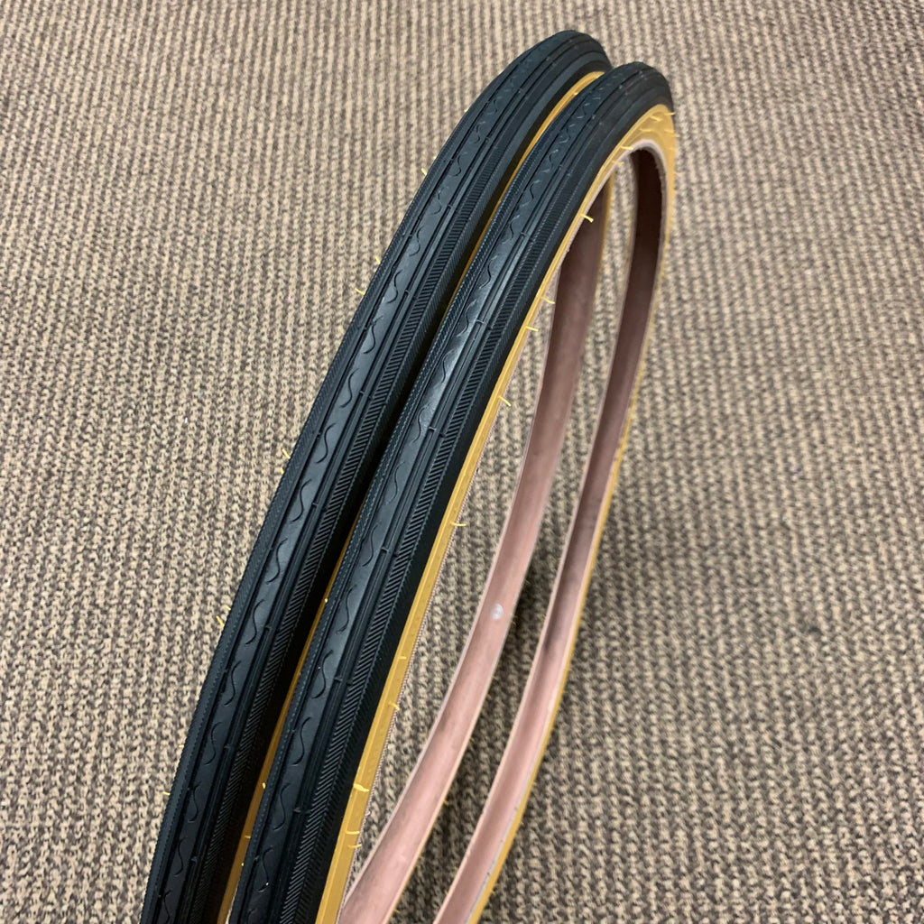 BICYCLE TIRES GUM WALLS 26 X 1-3/8