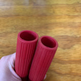 BICYCLE GRIPS RED FOR SCHWINN HUFFY SEARS MURRAY & OTHERS NEW