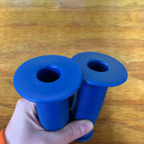 BICYCLE BMX GRIPS BLUE FITS SCHWINN HUFFY SEARS RAT ROD BIKES & OTHERS NOS
