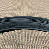 BICYCLE TIRE BLACK WALL FITS SCHWINN 26 X 1-3/8 X 1-1/4 S-6 RARE NEVER USED
