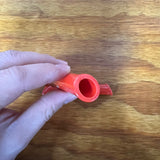 SUNSET ORANGE KRATE HANDLE BAR BRAKE LEVER COVERS FOR SCHWINN STINGRAY BIKES & OTHERS