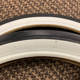 BICYCLE TIRES SLICK & FRONT WHITE WALLS FOR HUFFY SEARS MURRAY AMF MUSCLE BIKES