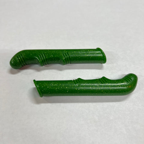 LIME GREEN BRAKE LEVER COVERS FOR SCHWINN DELUXE STINGRAY VARSITY & OTHERS