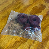 BICYCLE HANDLEBAR TAPES & PLUGS MAROON RED HUNT WILDE FITS SCHWINN & OTHERS NOS