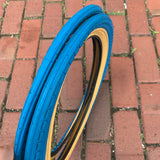 BICYCLE TIRES BLUE 16 X 1.75 CARLISLE USA VINTAGE NOS FIT MANY BIKES