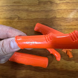 HUNT-WILDE SCHWINN STINGRAY ORANGE KRATE GRIPS / LEVER COVERS / FLAG VALVE CAPS