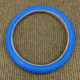 BICYCLE TIRE 20 X 1.95 BLUE WALL FITS OLD SCHOOL BMX GT MONGOOSE SCHWINN & OTHERS