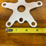 OLD SCHOOL WHITE BMX CHAINRING 110 BCD SPIDER FITS SUGINO SUNTOUR GT & OTHERS