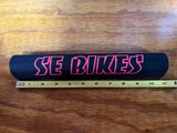 SE BIKES LIFE BMX PAD SET BLACK & RED FITS SE BIKES & OTHERS NEW