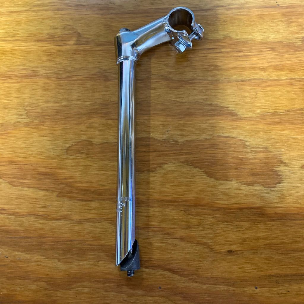 schwinn bicycle handlebars BICYCLE HANDLE BAR STEM TALL GOOSE NECK 12" FIT SCHWINN ROAD BIKES OTHERS 21.1