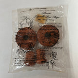 BICYCLE HANDLE BAR TAPES & PLUGS BROWN HUNT WILDE FIT SCHWINN CONTINENTAL & OTHERS