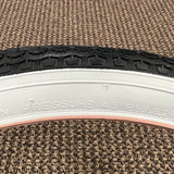 BICYCLE TIRE FIT SCHWINN S-7 RIMS 20 X 1-3/4 STINGRAY NEW WHITE WALL