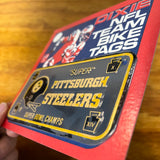 DIXIE NFL PITTSBURGH STEELERS SUPER BOWL NFL CHAMPS BICYCLE PLATE TAGS
