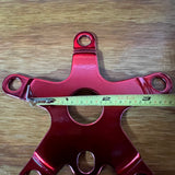 OLD SCHOOL RED BMX CHAINRING 110 BCD SPIDER STYLE FITS SUGINO SUNTOUR GT & OTHERS NEW