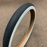 BICYCLE TIRE WHITE WALL FIT SEARS HUFFY AMF ROADMASTER 20 x 1.75 BRICK TREAD