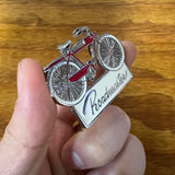 ROADMASTER LAPEL PIN VINTAGE BICYCLE STEEL METAL BRASS NOS