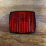 BICYCLE REFLECTOR WITH HANGER FIT BANANA SEAT BIKE NOS