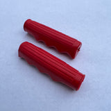 VINTAGE RED TRICYCLE GRIPS 5/8" ID. 3" LONG FITS ELGIN AMF HUFFY COLSON NOS
