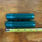 BICYCLE GRIPS VINTAGE STYLE FITS SCHWINN HUFFY SEARS & OTHERS GREEN GLITTERS NEW