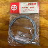 SCHWINN APPROVED FRONT CABLE FITS ROAD BIKES & OTHERS NO 17574 VINTAGE NOS