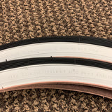 BICYCLE TIRES WHITE WALLS FITS SCHWINN 26 X 1-3/8 X 1-1/4 S-6 RARE NEVER USED