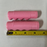 VINTAGE PINK TRICYCLE GRIPS 5/8" ID. 3-3/8" LONG FITS ELGIN AMF HUFFY COLSON NOS