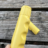 VINTAGE YELLOW TRICYCLE GRIPS 3/4" ID, 3-1/2" LONG FITS COLSON AMF ELGIN HUFFY NOS