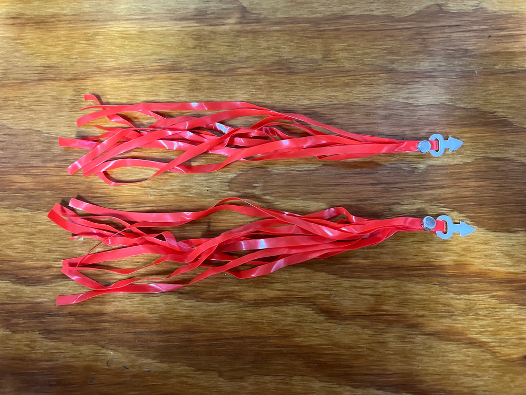 BICYCLE STREAMERS RED FIT MANY BIKES SCHWINN SEARS HUFFY AND OTHERS –  Bicycle Heaven