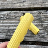 VINTAGE YELLOW TRICYCLE GRIPS 3/4" ID, 3-1/2" LONG FITS COLSON AMF ELGIN HUFFY NOS