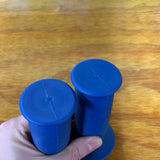 BICYCLE BMX GRIPS BLUE FITS SCHWINN HUFFY SEARS RAT ROD BIKES & OTHERS NOS