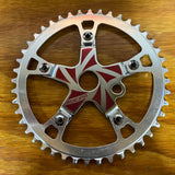 BMX SPROCKET FITS SUGINO AND SUNTOUR CHAINRING 44 TOOTH GT & OTHERS RED